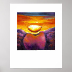Röntgen Sie Abdeckungskunst - SonnenaufgangPatella Poster