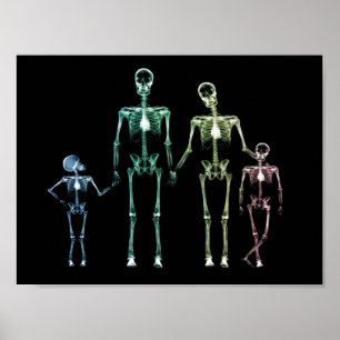 Röntgen Sie meine Familie Poster