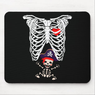 Röntgen Skeleton Funny Pregnancy Mousepad