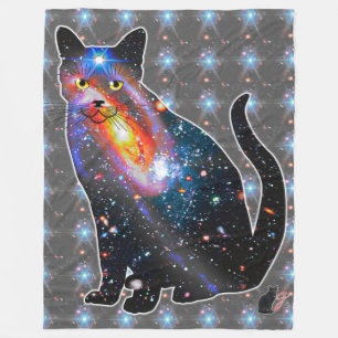Röntgen-Stelle in der Katzenleder Fleecedecke