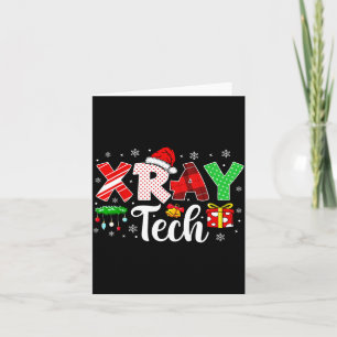 Röntgen-Tech-Christmas-Bogen-Rad-Tech-Radiologie-M Karte