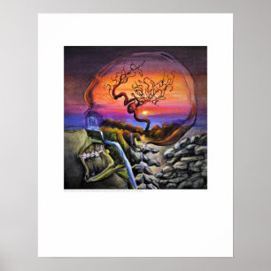 Röntgen-Übersichtskunst - Sella Turcica Sunset - L Poster