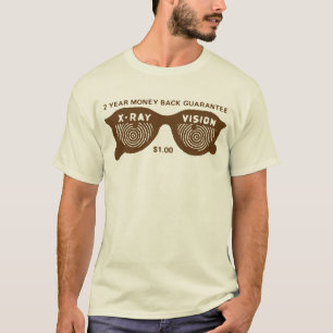 "Röntgenbrille" Comic-Heft-Werbe-T-Shirt T-Shirt