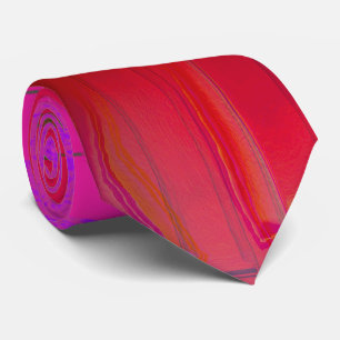 Röntgenmädchen Glitch Art Gitter Hot Pink Krawatte