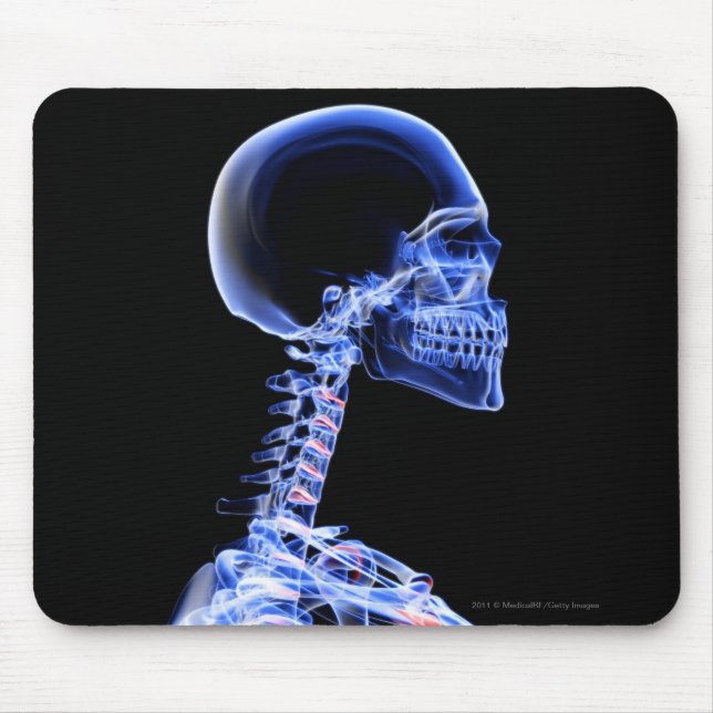 Röntgenstrahl der Knochen im Hals Mousepad (Vorne)