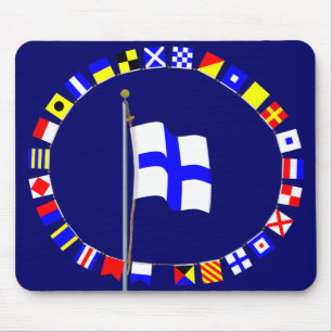 Röntgenstrahl-Halt Ihre Absichts-Seesignal-Flagge Mousepad