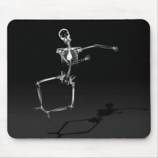 RÖNTGENSTRAHL-SKELETON FREUDE-SPRUNG B&W MOUSEPAD
