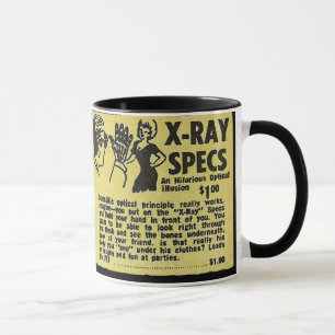 Röntgenstrahl-Spezifikt.! Sehen Sie durch Kleidun Tasse
