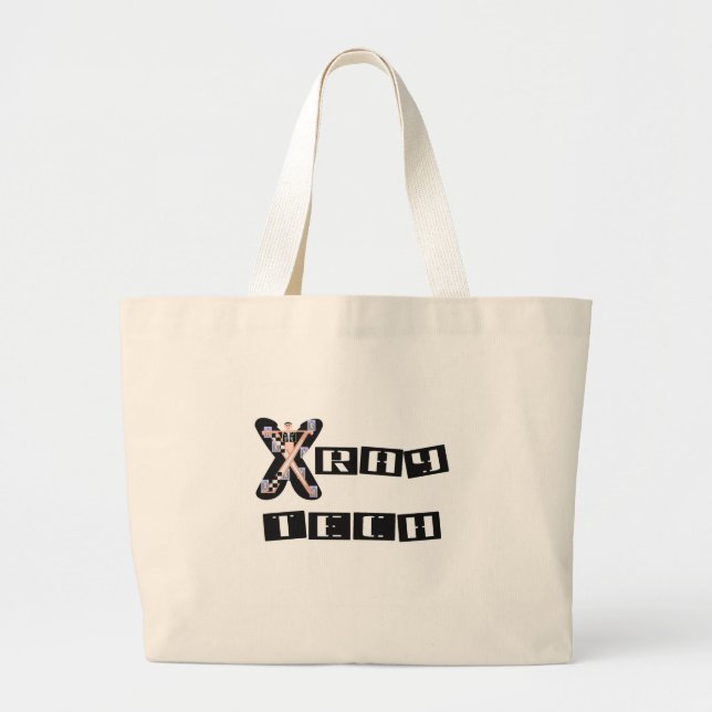 Röntgenstrahltech-Taschen-Tasche Jumbo Stoffbeutel (Vorne)