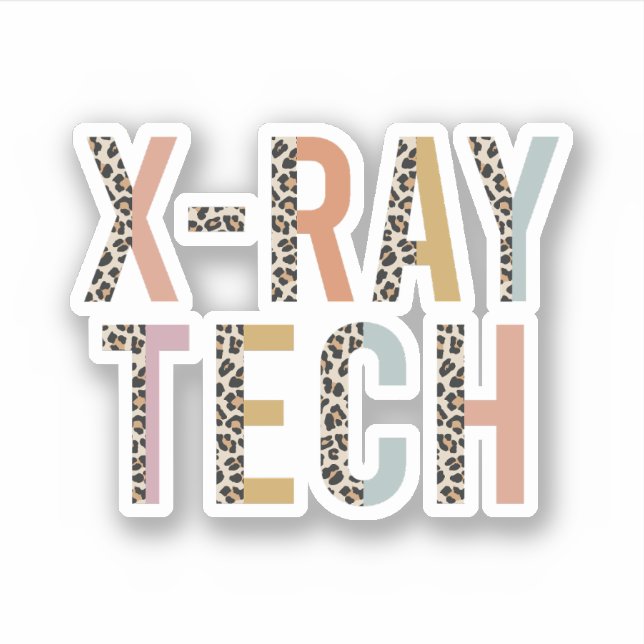 Röntgentechnik, Xray Technologist Grad Geschenk Aufkleber (Vorderseite)