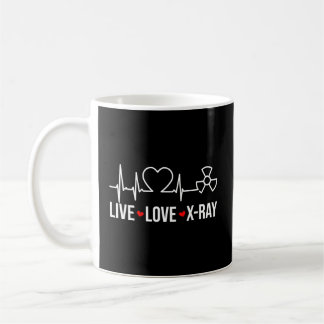 Röntgentechnologe Radiologie Tech Live Liebe X-Ray Kaffeetasse