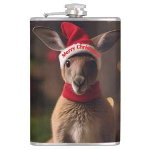 "Roo-dolph's Holiday Hop: Ein festes Wunderland" Flachmann