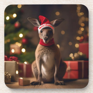 "Roo-dolph's Holiday Hop: Ein festes Wunderland" Getränkeuntersetzer