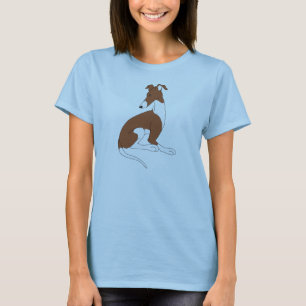 Roo Sitzen (BROWN u. WEISS) T-Shirt