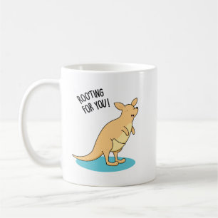 Roo-Ting für Sie Funny Kangaroo Pun Kaffeetasse