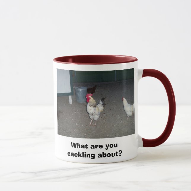 roo, was gackern Sie ungefähr? Tasse (Rechts)