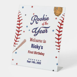 Roockie des ersten Geburtstags Sockelschild