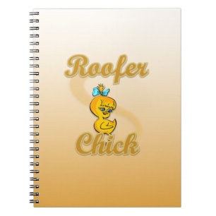 Roofer Chick Notizblock