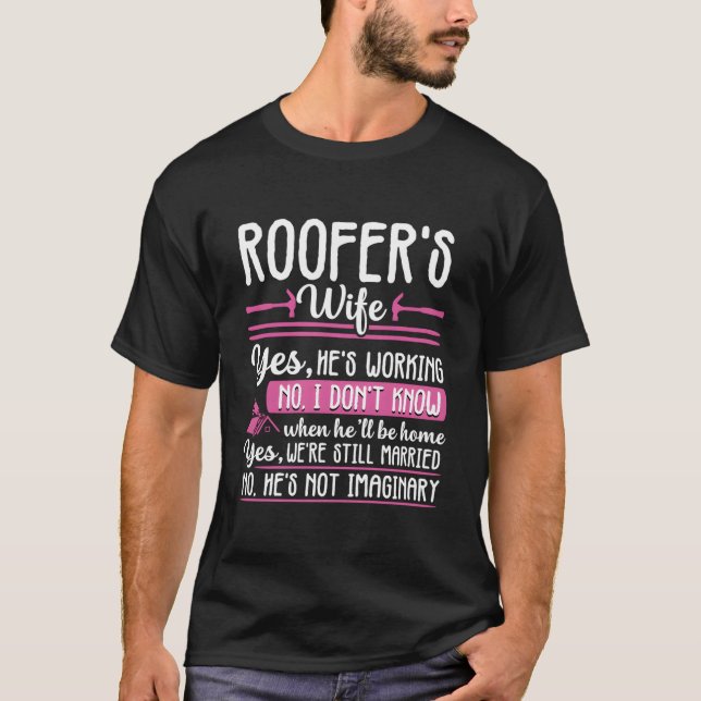Roofer Friend Mechanic Contractor T-Shirt (Vorderseite)