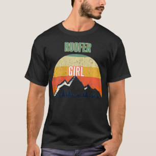 Roofer-Geschenk für Frauen Roofer-Typ T-Shirt