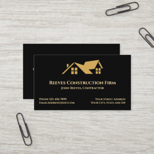 Roofer-Visitenkarte für den Bau Visitenkarte