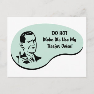 Roofer Voice Postkarte