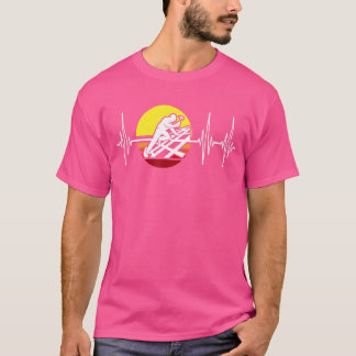 Roofers Ecg Roofers Handwerker Heart Line Roofers T-Shirt