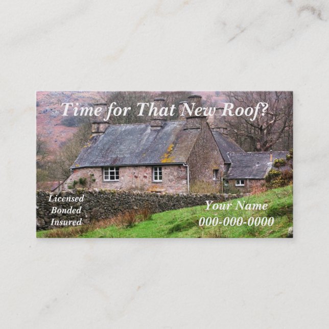 Roofers-Visitenkarte Visitenkarte (Vorderseite)