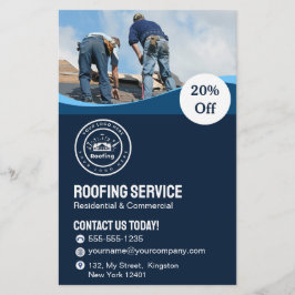 Roofing Company | Custom Logo Services Flyer