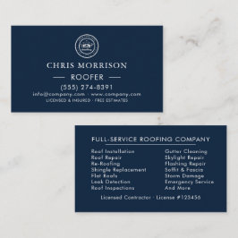 Roofing Company | Custom Logo Services Visitenkarte