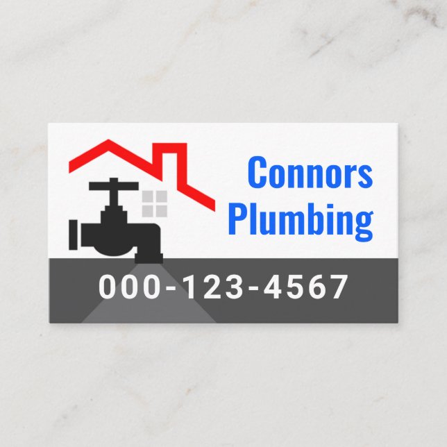 Rooftop Building With Leaking Faucet Visitenkarte (Vorderseite)