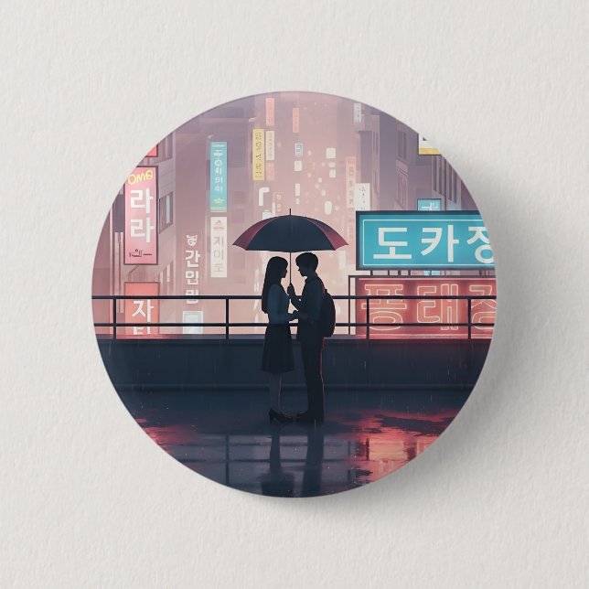 Rooftop Romance Button (Vorderseite)