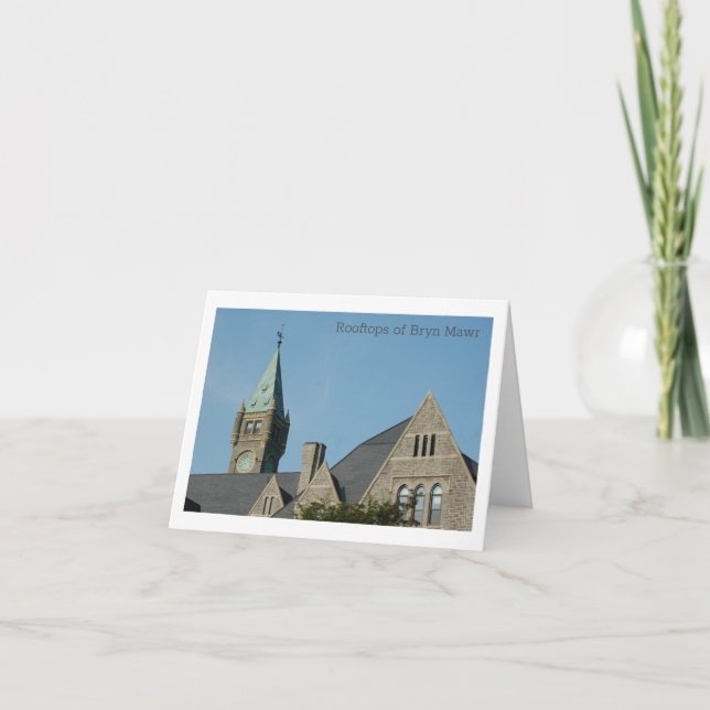 Rooftops von Bryn Mawr Taylor Hall (Vorderseite)