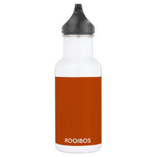 Rooibos roter brauner Name Edelstahlflasche