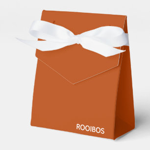 Rooibos roter brauner Name Geschenkschachtel