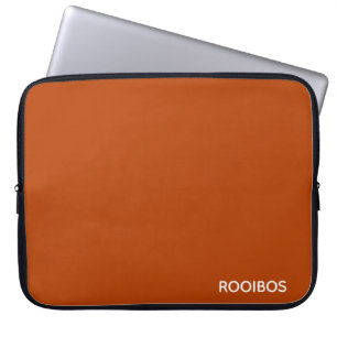 Rooibos roter brauner Name Laptopschutzhülle