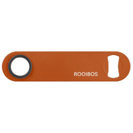 Rooibos roter brauner Name Speed Flaschenöffner