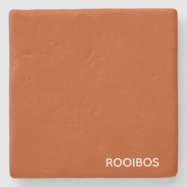 Rooibos roter brauner Name Steinuntersetzer