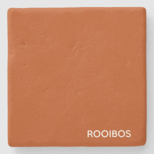 Rooibos roter brauner Name Steinuntersetzer