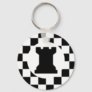 Rook Chess Piece - Schlüsselanhänger - Schach - 