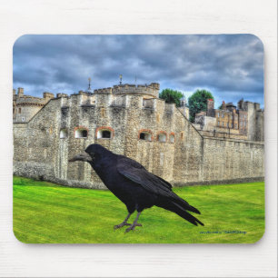 Rook und der Tower of London, England Mousepad