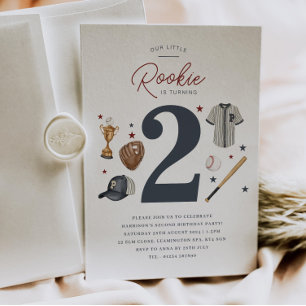 Rookie 2e anniversaire - 2 Invitation