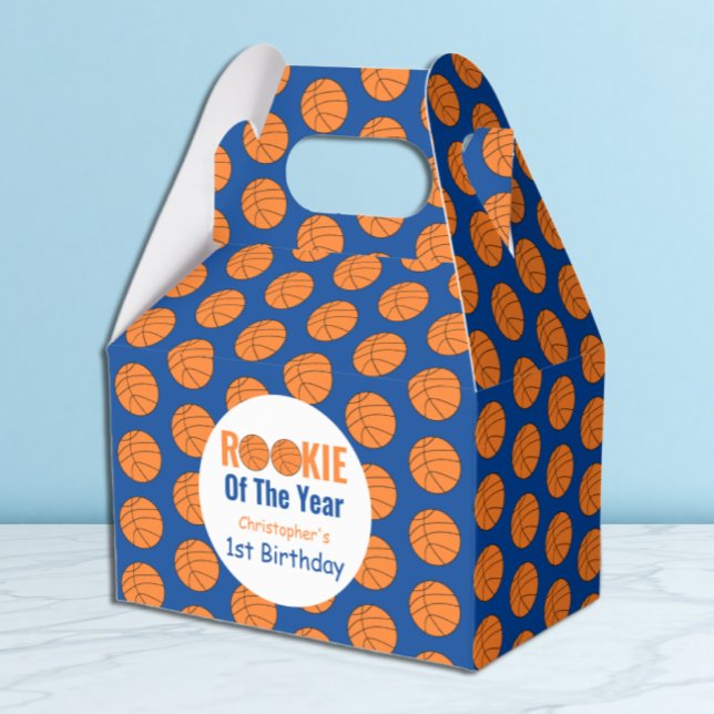 Rookie Basketball 1. Geburtstag Geschenkschachtel (Von Creator hochgeladen)