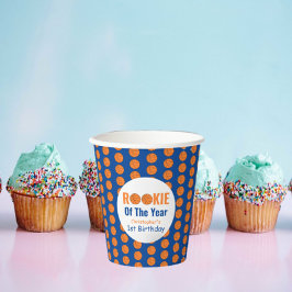 Rookie Basketball 1. Geburtstag Pappbecher