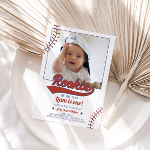 Rookie de l'année Première Invitation d'anniversai