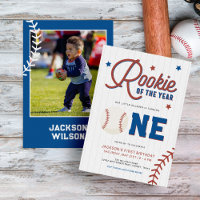 Rookie des Jahres Baseball 1. Geburtstag Party