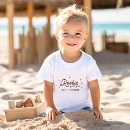 Rookie des Jahres Erstes Geburtstag Shirt, Basebal Baby T-shirt