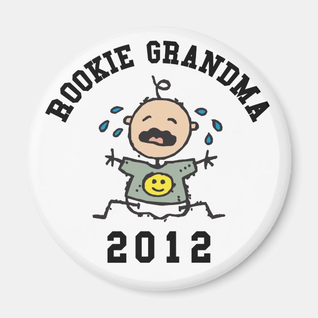 Rookie Grandma 2012 Magnet (Vorne)