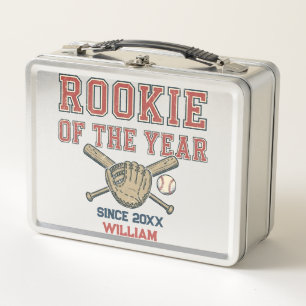Rookie of the Year Baseball Metall Brotdose