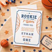 Rookie of the Year Basketball-Ticket zum 1. Geburt